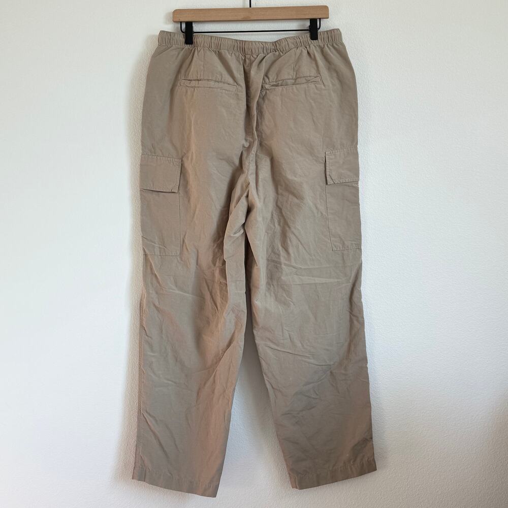 Standard Cloth Cargo Pants XL Tan Gorpcore Utility Straight Leg Drawstring Mens - Picture 2 of 2
